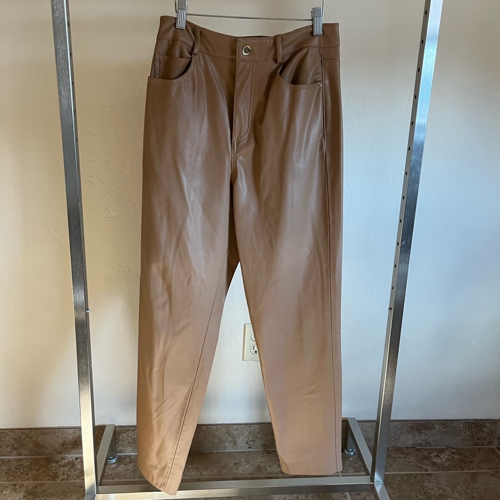 Faux leather Zara pants